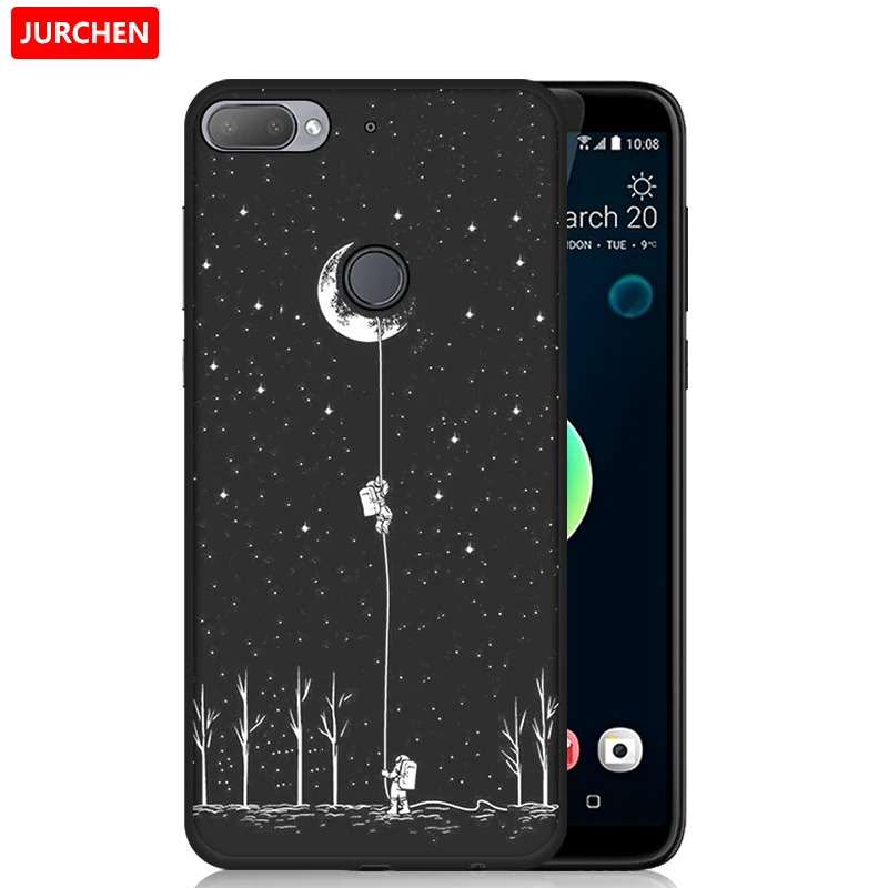 JURCHEN чехол для телефона для htc Desire 12 чехол s милый мультяшный ТПУ Мягкий силиконовый чехол для htc Desire 12 Plus 12+ D12 Plus чехол