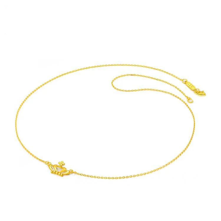 

OMHXFC Wholesale European Fashion Woman Party Wedding Gift Crown 24KT Gold Necklace+Bracelet+Ring+Stud Earrings Jewelry Set SS28