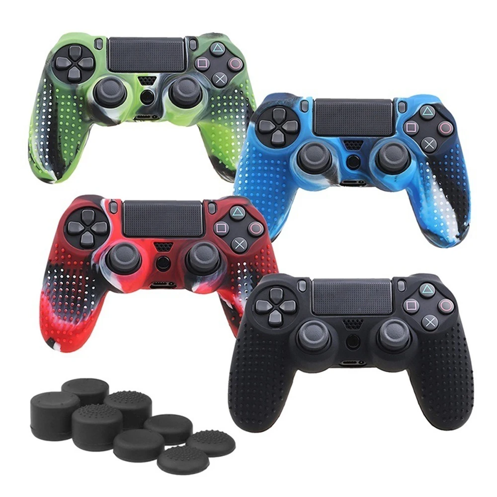 Силиконовый гелевый мягкий резиновый защитный чехол для контроллера Playstation 4