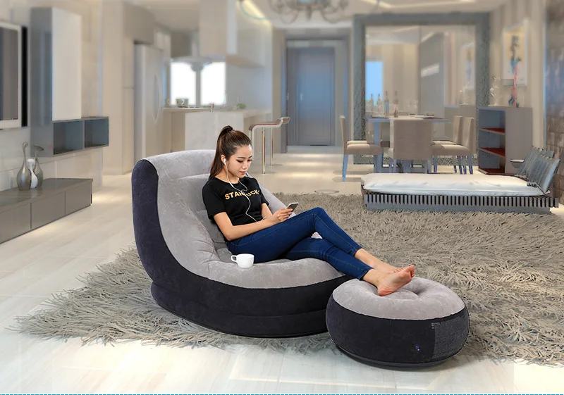 INTEX высокое качество складной сильный водонепроницаемый удобный надувной диван кемпинг надувной коврик