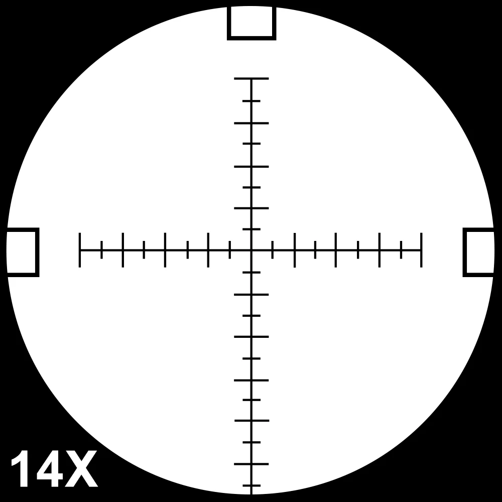 BIJIA 4-14X44 FFP Riflescope First Focal Plane and Side Parallax 30mm Tube with 20mm Picatinny Scope Ring | Спорт и развлечения
