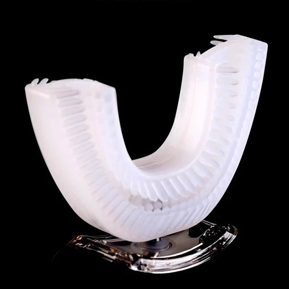 

360 U Shape Replacement Brush Smart Automatic Ultrasonic Toothbrush Replacement Silicone Head
