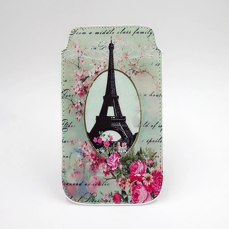New For ARCHOS 50 Cesium Case Cover Universal Pull Tab PU Leather Pouch Sleeve Owl Cartoon Bag |