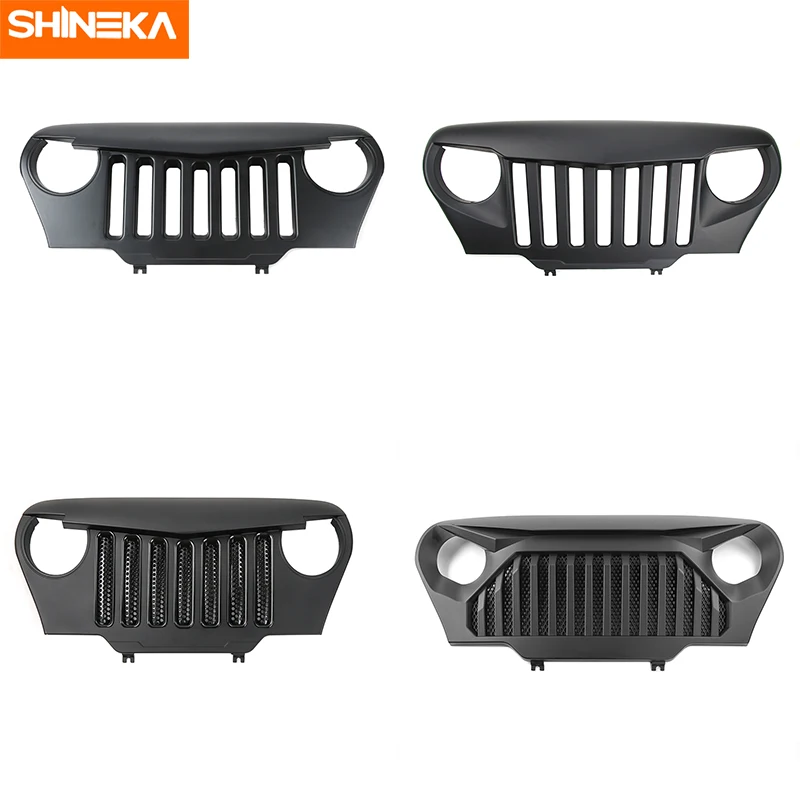 SHINEKA гоночные решетки для Jeep Wrangler TJ 1997 1998 1999 2000 2001 2002 2003 2004 2005 2006 гоночные решетки для Jeep Wrangler TJ
