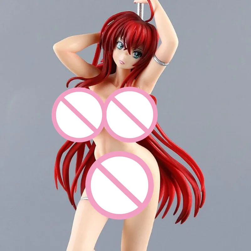 NO BOX 25 см Rias Gremory фигурка модель игрушка девочка мальчик подарок средняя школа Dxd Rias Gremory красные волосы фигурка японского аниме фигурки игрушки - Цвет: NO BOX