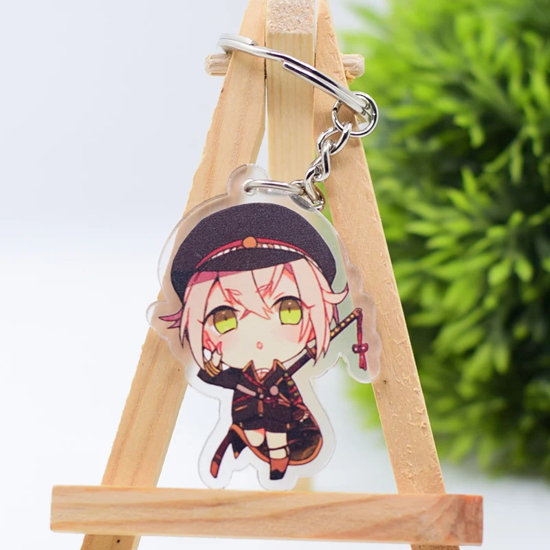 touken 366 Touken Ranbu брелок "онлайн" двухсторонний акриловый брелок Подвеска Аниме аксессуары брелок с фигурками из мультфильмов - Цвет: touken 366