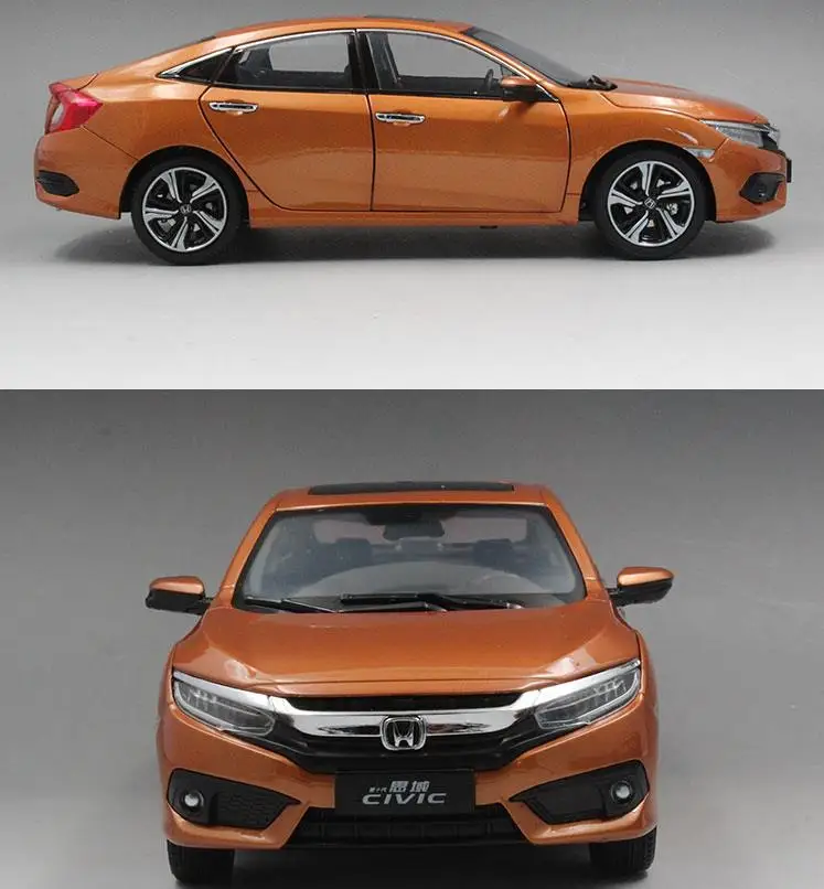 Высокая имитация HONDA CIVIC 2016 модель автомобиля 1:18 передовая Коллекция игрушек из