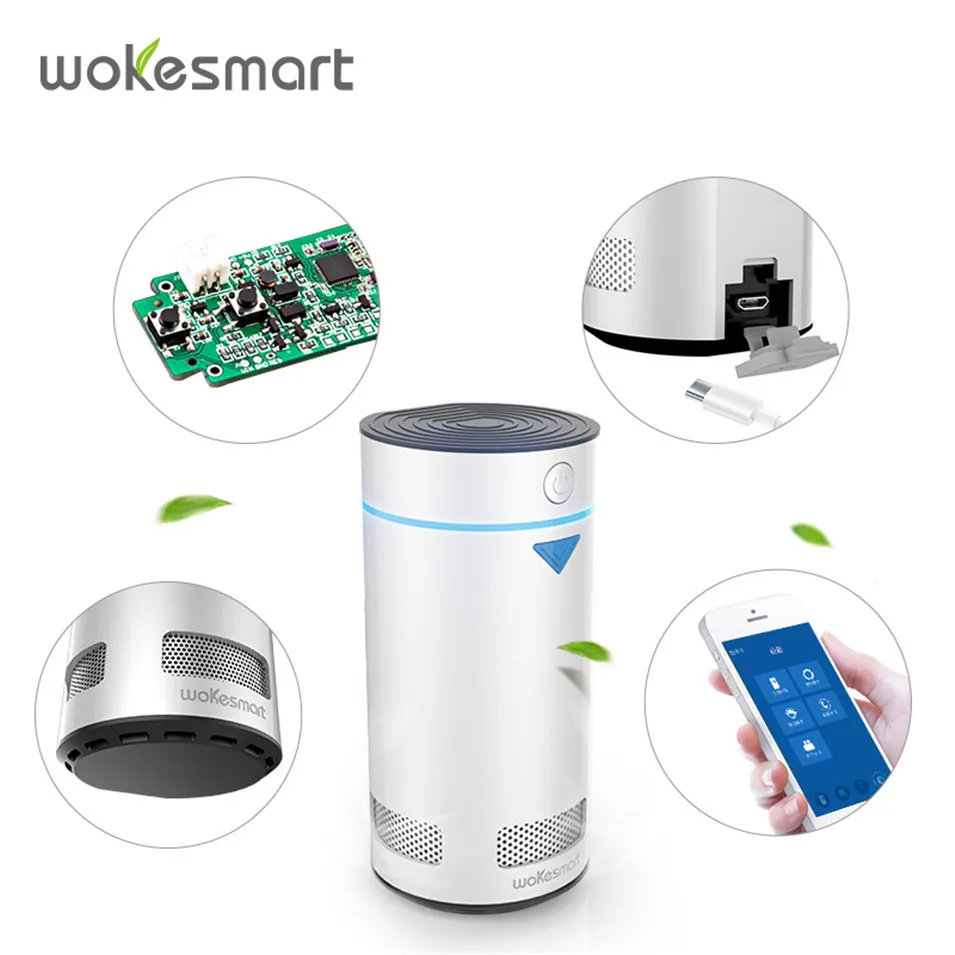 Wokesmart холодильник дезодорант ионизатор очиститель воздуха холодильник освежитель ионной пищи консервант стерилизатор приложение удаленное