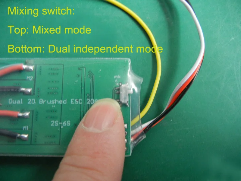 20Ax2 матовый регулятор вперед/назад ESC Регулятор скорости для металлического