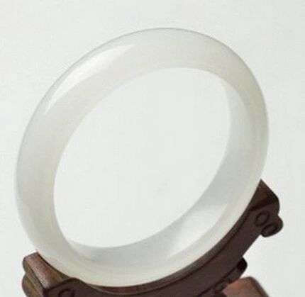 

FREE SHIPPING>>>@@ > 13349 GENUINE Asia Natural White stone Bangle Bracelet
