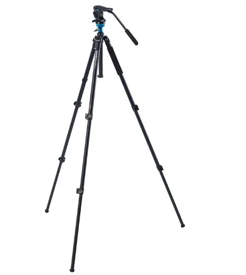 Benro A1573FS2 видео головка и AL Флип замок комплект ножек основания