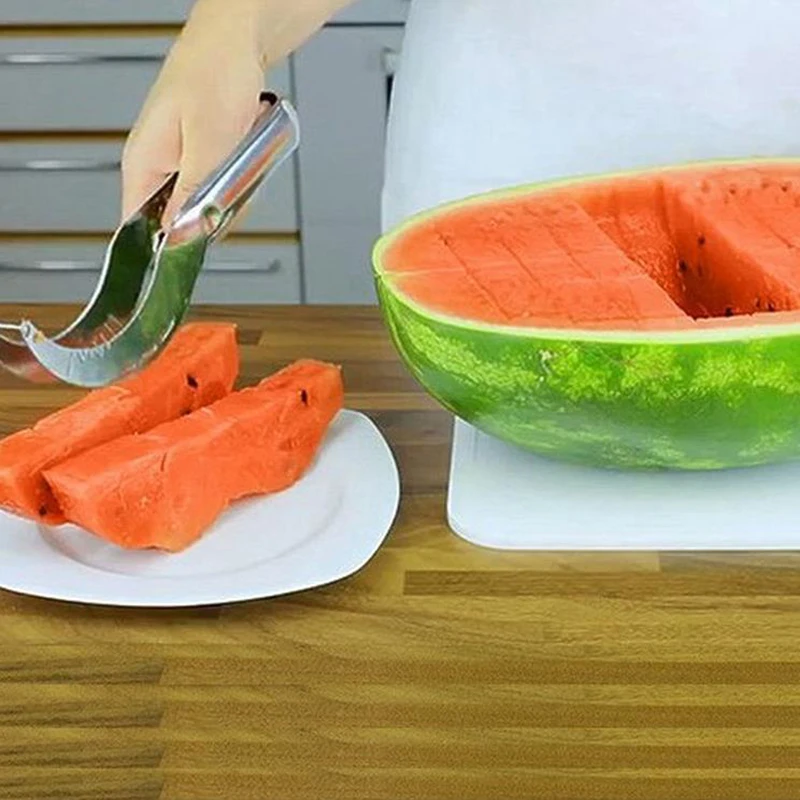 Нож из нержавеющей стали для резки АРБУЗА И ДЫНИ нож фруктов кухонные