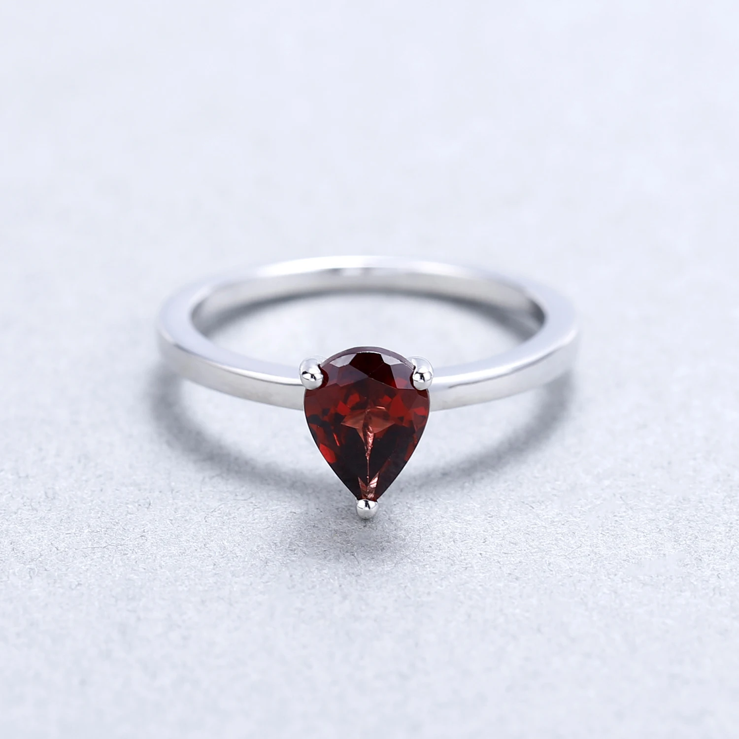 Драгоценный камень балет 1.36Ct Натуральный Красный Гранат пасьянс обручальное