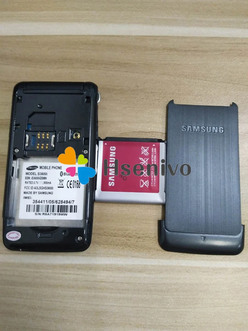 S3600 разблокированный samsung S3600 1.3MP камера GSM 2G русская клавиатура Поддержка флип сотовый телефон