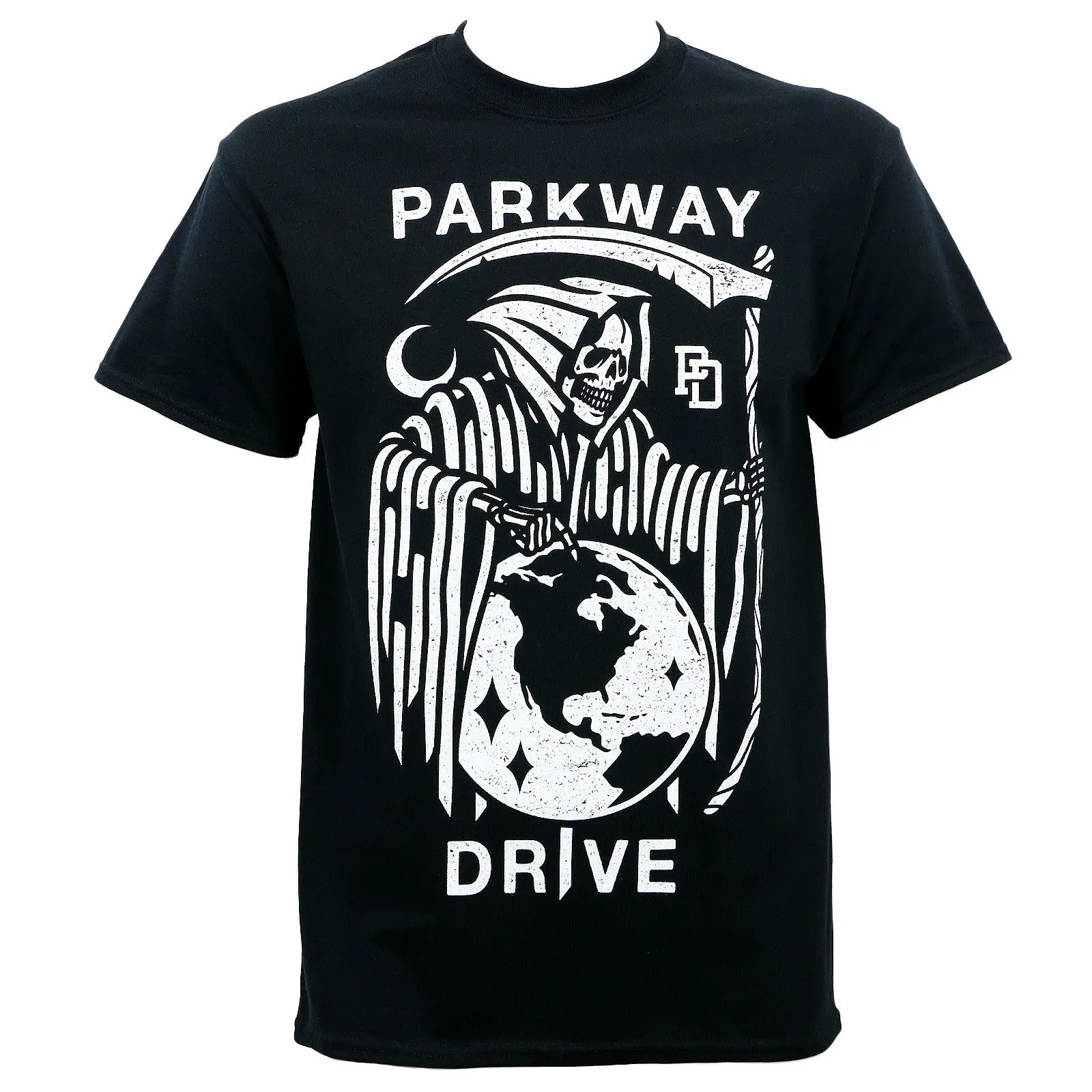 Authentic PARKWAY DRIVE Band Reaper Metalcore T-Shirt Black S M L XL 3XL NEW Novelty Cool Tops Men Short Sleeve T Shirt | Мужская одежда