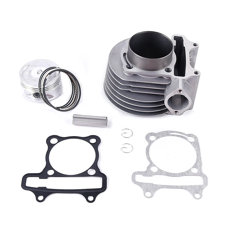 GY6 125cc 150cc обновление до GY6 210cc большой диаметр 57,4 52,5 58,5 61 мм 157qmj 152qmi добавить мощность не менее 50% гоночный цилиндр комплект головки