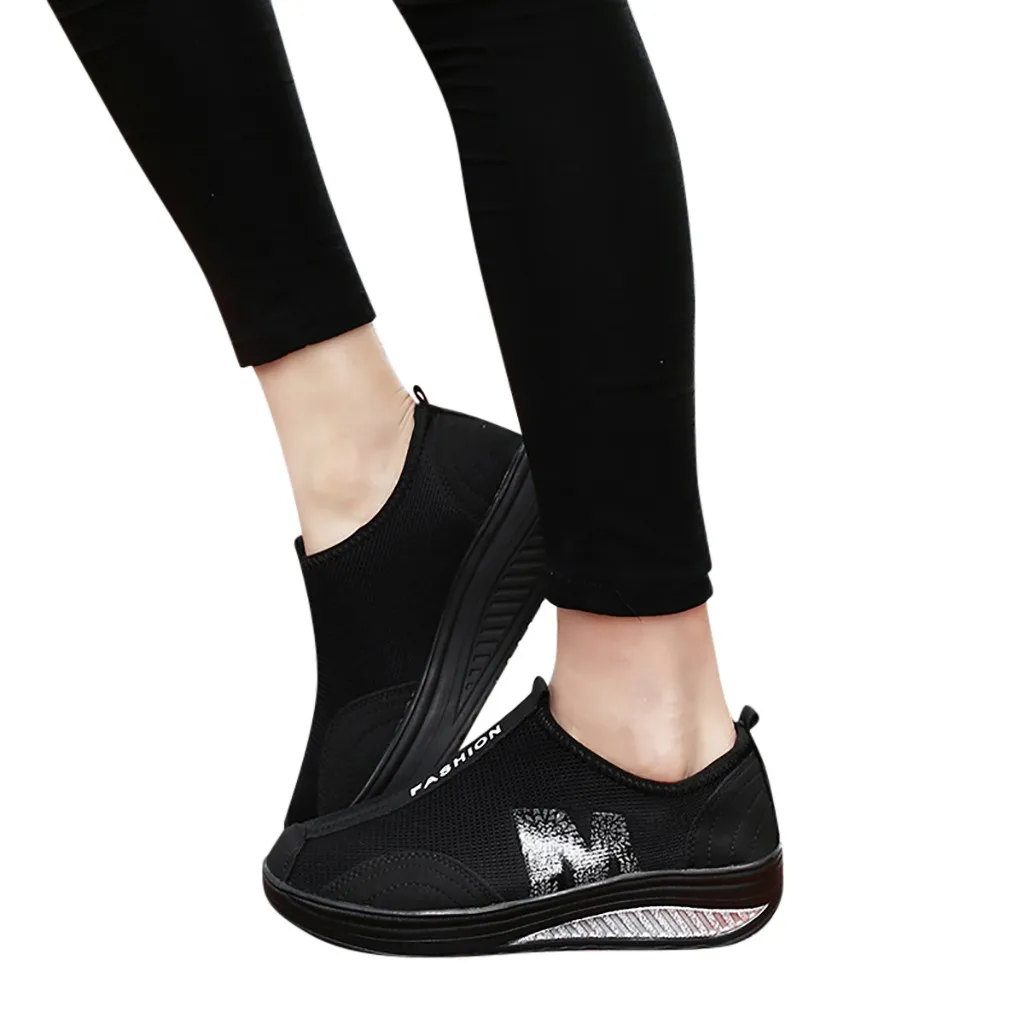 Женские кроссовки с мягкой подошвой Прогулочные zapatillas de deporte las mujeres модель # B40