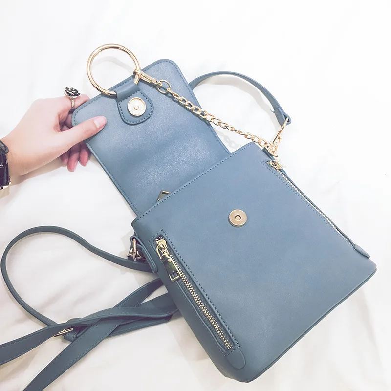 Новая женская сумка через плечо из искусственной кожи нубук ретро