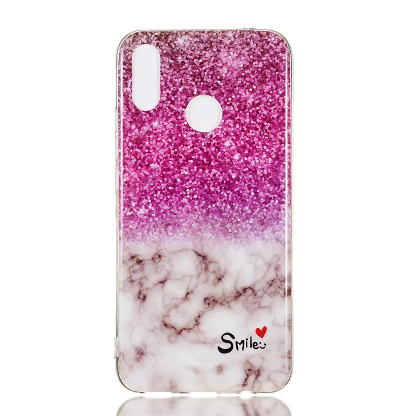 HEMASOLY Marble Case For Huawei Nova 3i P Smart Plus Silicone Luxury Pattern Soft TPU Back Cover |