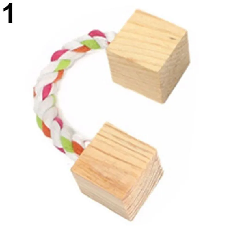 Деревянные Мини упражнения для жевания зубов молярная игрушка кроликов Шиншилла