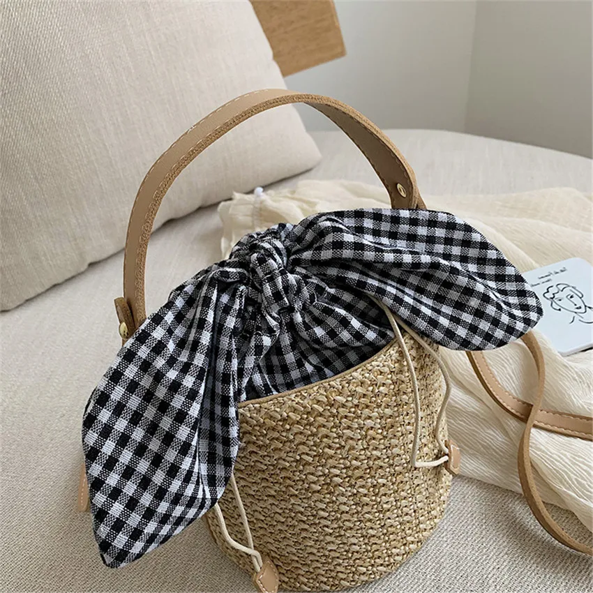TOYOOSKY Summer Straw Bags for Women Beach Handbag Personality Crossbody Bag Lady Vintage Handmade Knit Fashion Shoulder | Багаж и сумки