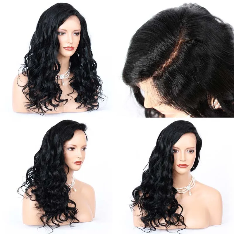 Свободные волна бесклеевого человеческих волос Парики бразильского Волосы remy