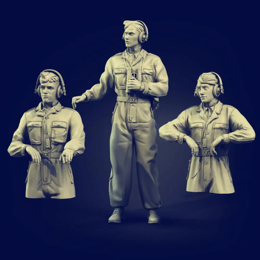 1/35 модельная фигурка из смолы комплект нераскрашенный 00826|Наборы для сборки