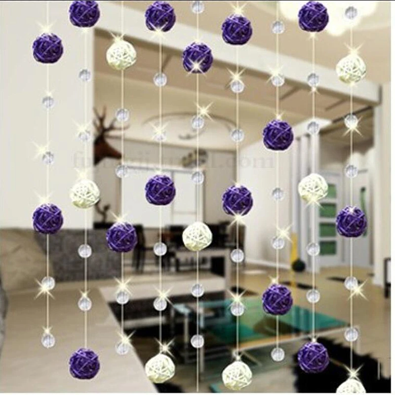 

30pcs/lot 3,4,5cm Mixed Color Wedding Decorative Rattan Ball Christmas Decor Baby Shower Kids Birthday Home Table Decoration