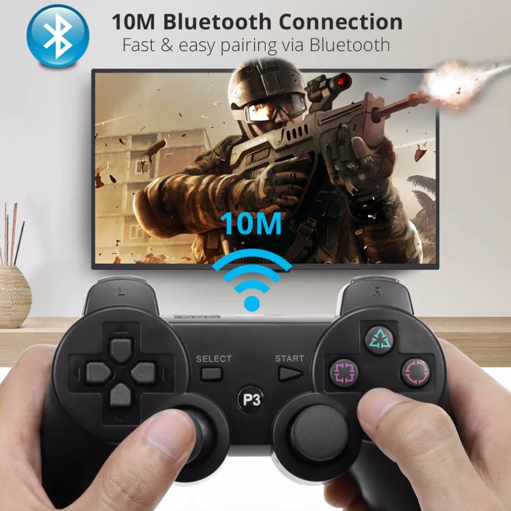 Bluetooth беспроводной геймпад Pubg контроллер для PS3 беспроводной джойстик консоль для sony Playstation 3 игровой коврик аксессуары