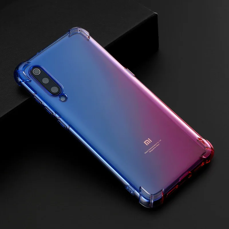 Противоударный прозрачный мягкий силиконовый чехол для Redmi K20 Pro Note 7