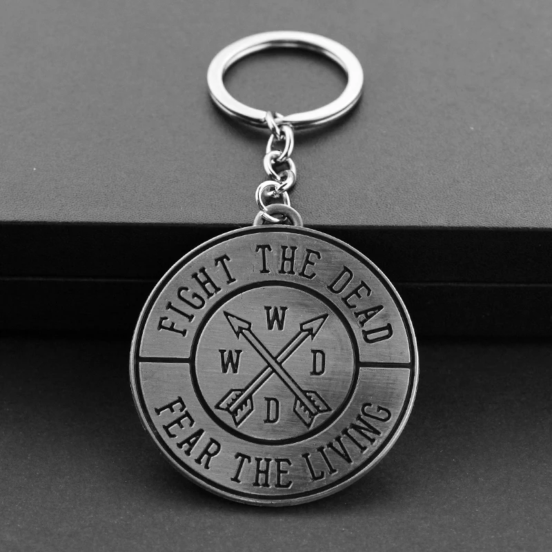 Брелок для ключей с надписью Ходячие мертвецы | Украшения и аксессуары
