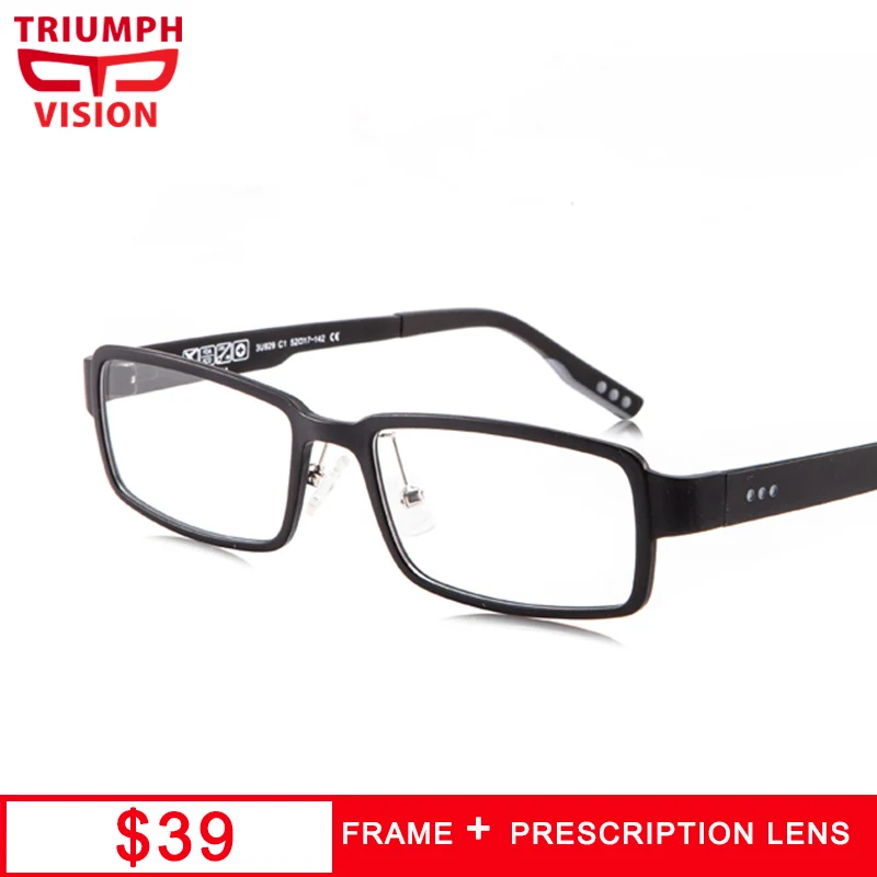 

TRIUMPH VISION Ultralight Ultem Frame Glasses Prescription Men Photochromic Eyeglasses Reading Spectacles Anti Blue Ray Oculos