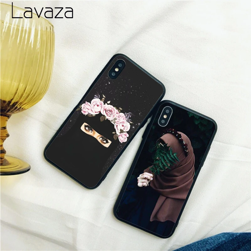 Lavaza Muslim Islamic Gril Soft Silicone Case Cover for Apple iPhone 6 6S 7 8 Plus 5 5S SE X XS 11 Pro MAX XR |
