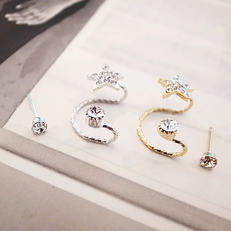 1 шт. женские манжеты для ушей Goth одиночные клипсы ювелирные аксессуары серьги со