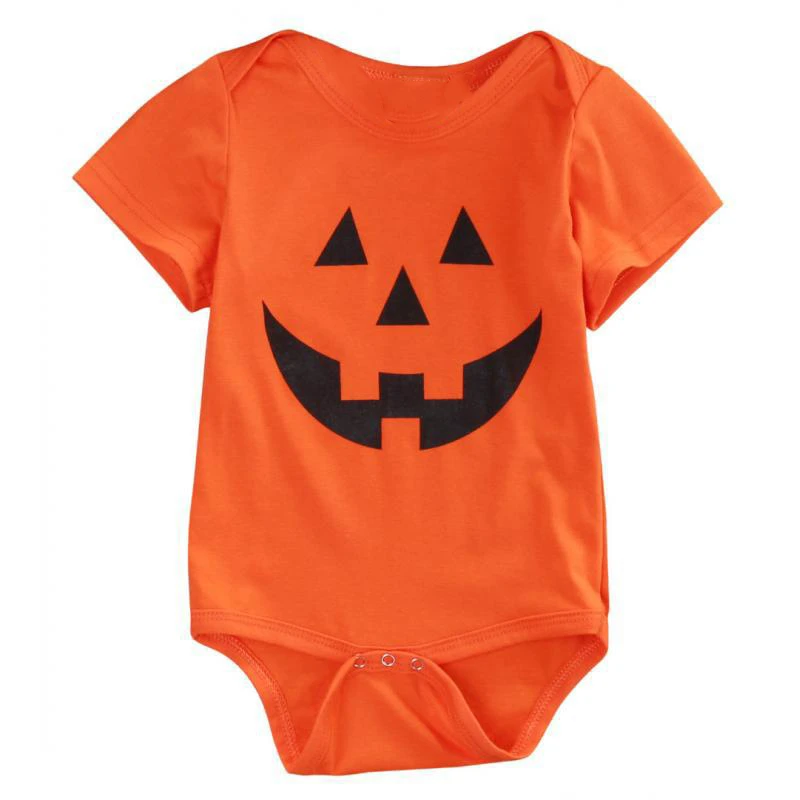 

2017 Baby Rompers Summer Autumn pumpkin/skull pattern Newborn Baby Boys Girls Halloween Romper Jumpsuit Toddlers Coveralls