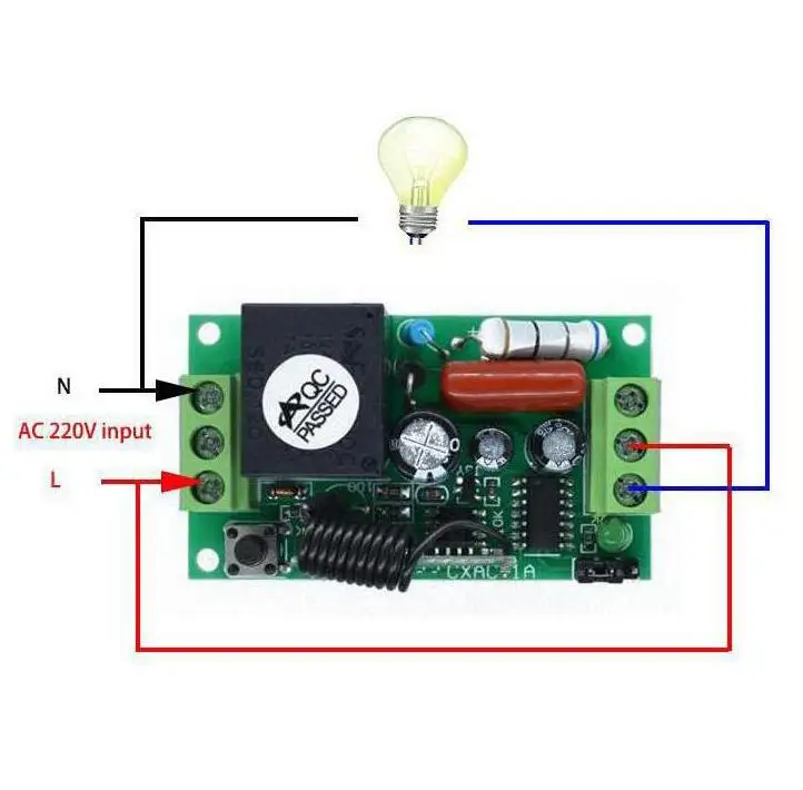 Домашний пульт дистанционного управления приемник и передатчик 433 В переменного