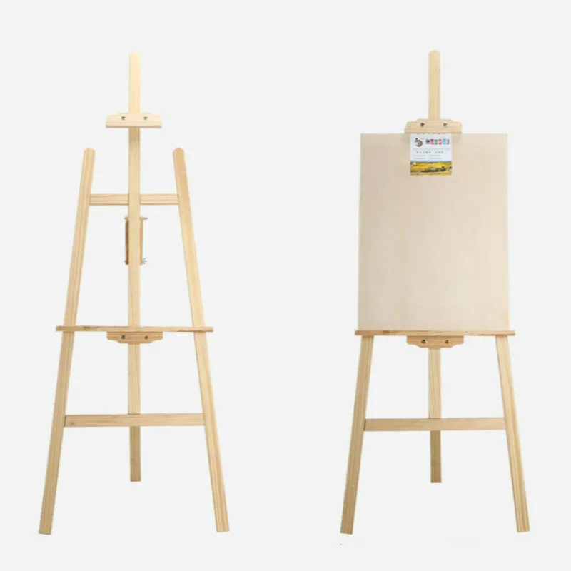Твердая древесина станковой Caballete Pintura художественная роспись эскиз станковой Caballete Pintura Регулируемый складной мольберт товары для рукоделия для художника
