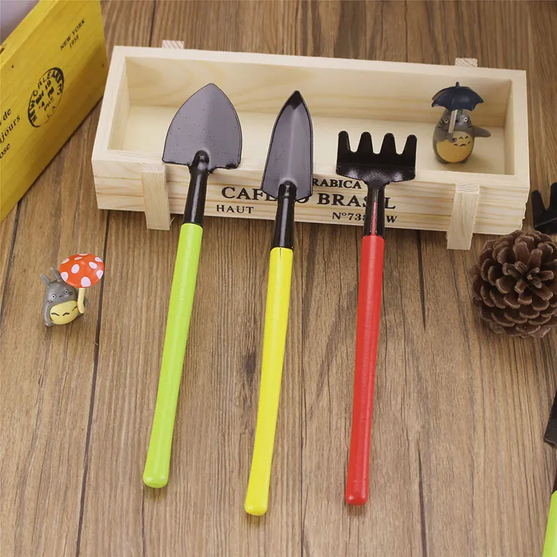 3 шт цветные садовые инструменты Мини аксессуары Лопата мотыга Растения