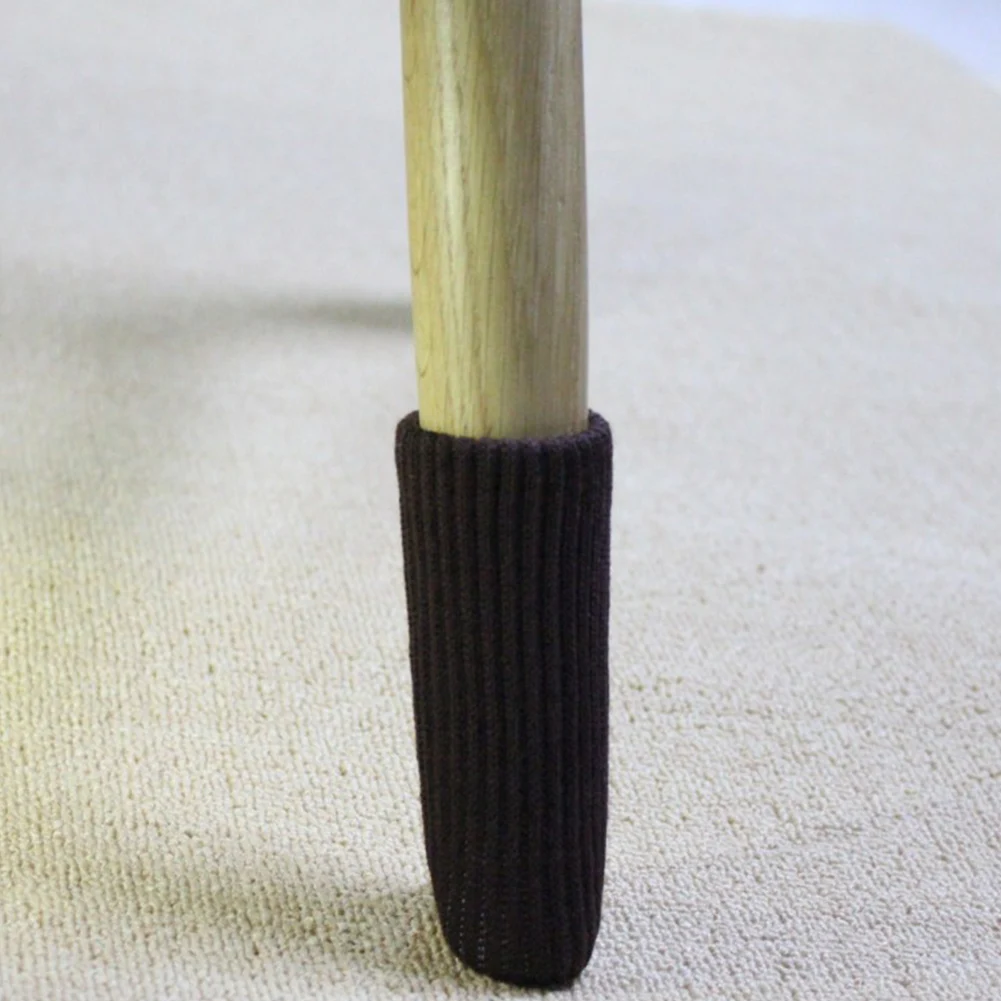 4 шт. защита от пола утолщенная мебель для ног Чехол стула носочки Нескользящие