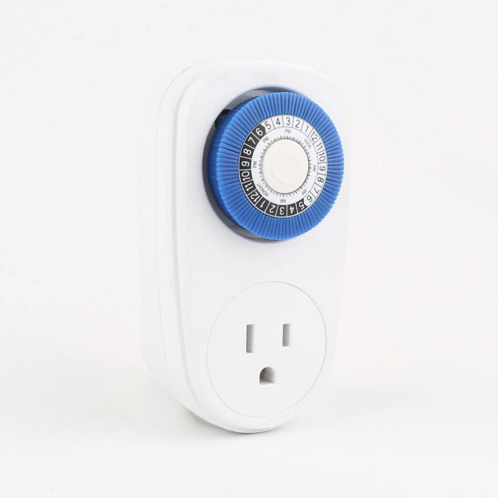 24 часа Plug in механический Заземленный программируемый таймер Smart переключатель с