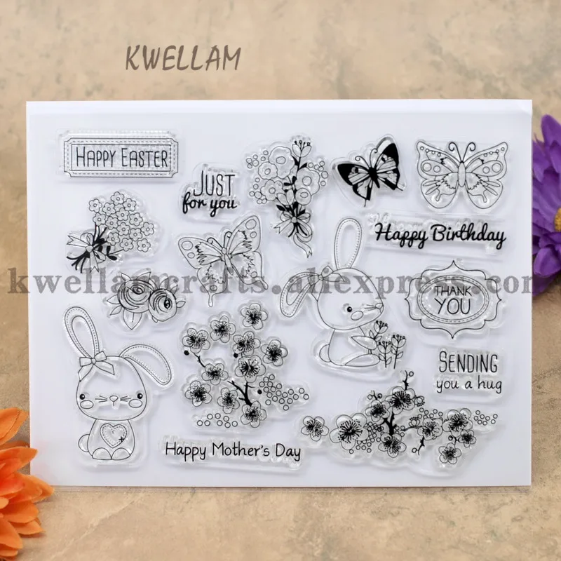 Счастливой Пасхи Счастливый День матери записки DIY карт фото учетной записи