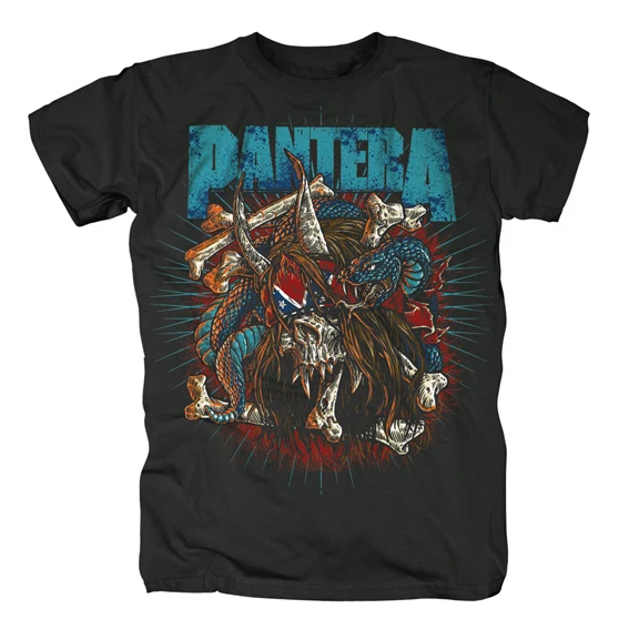 Bloodhoof PANTERA VULGAR DISPLAY OF POWER MUSIC METAL ROCK BAND футболка азиатского размера