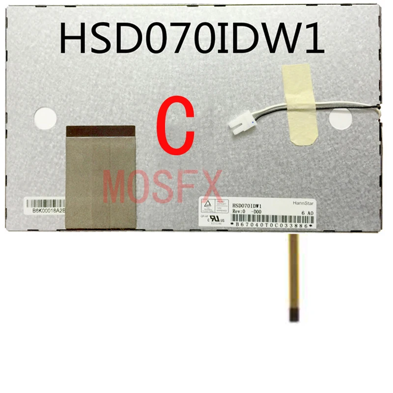 Original 7 inch LCD color HSD070IDW1 - D00 E11 E13 car navigation DVD screens+touch Free shipping | Компьютеры и офис