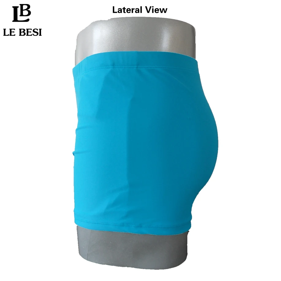 Новинка 2017 мужские трусы LEBESI большого размера боксеры женского однотонные