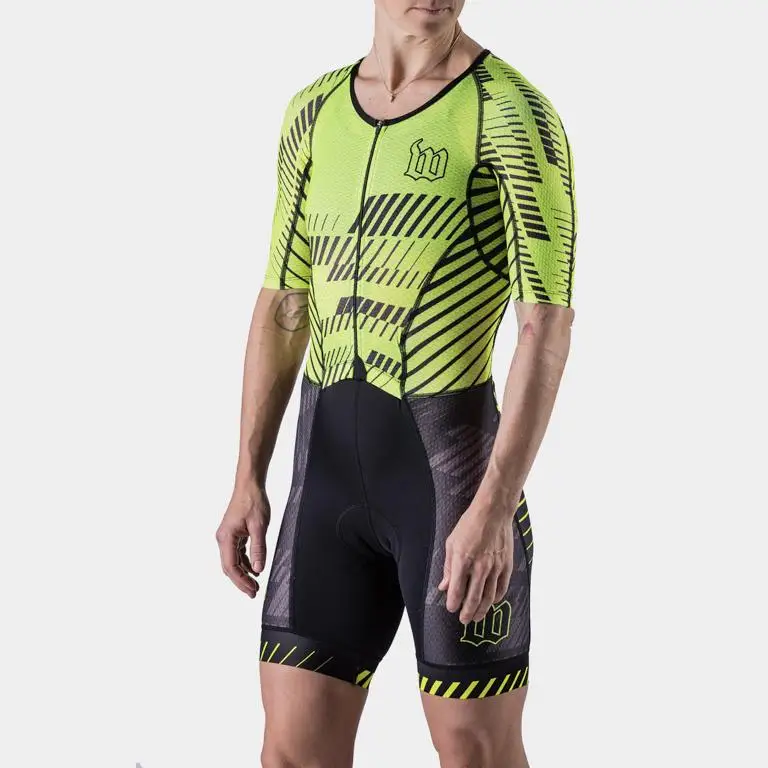 Мужской спортивный костюм для велоспорта триатлон с коротким рукавом одежда