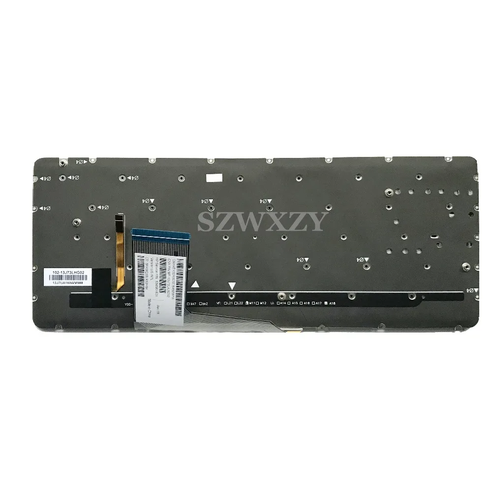 Клавиатура с подсветкой коричневого цвета для HP Spectre x360 13 4000 4193dx US 834589