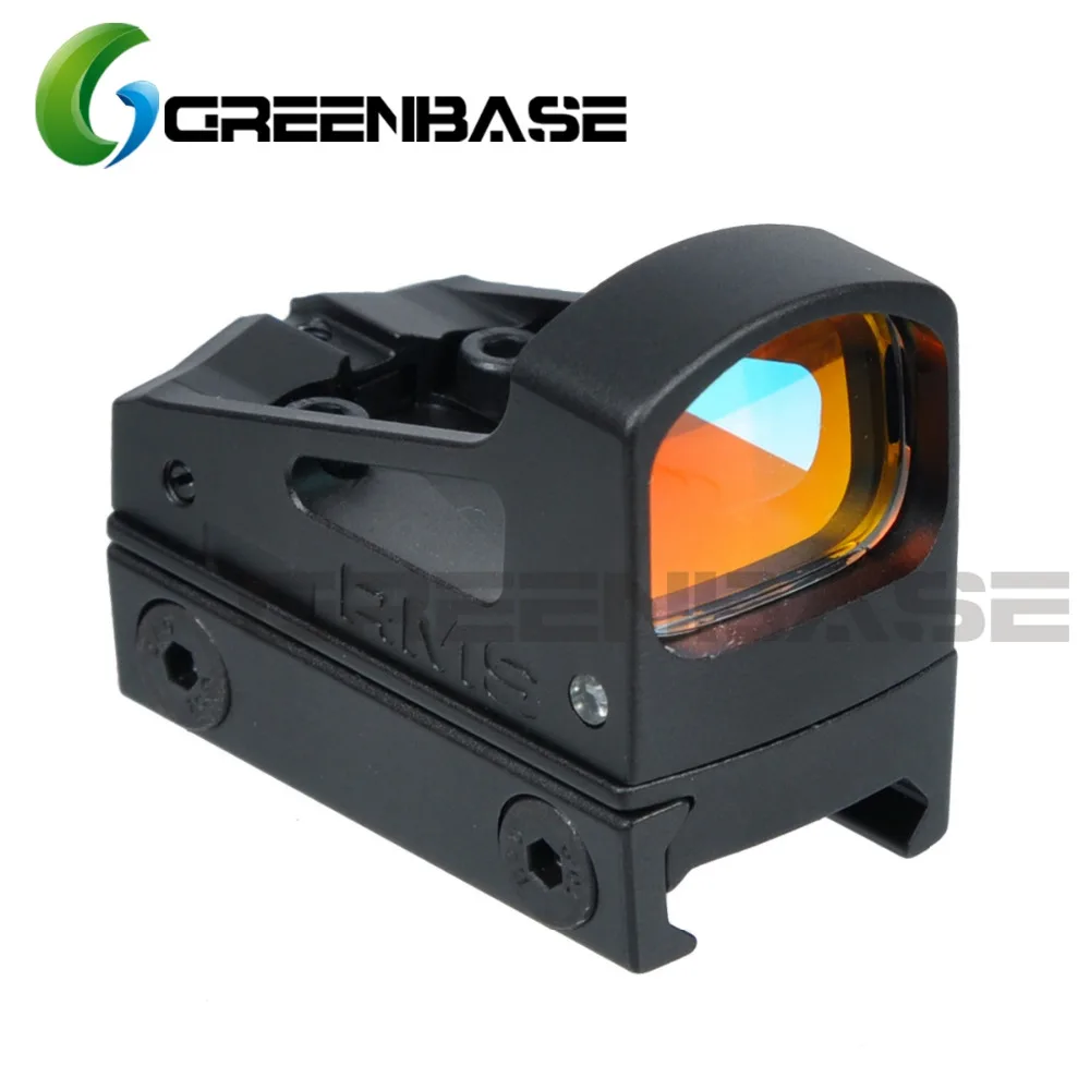 Greenbase Тактический Airsoft пистолет Glock RMS рефлекс мини прицел Красная точка зрения с