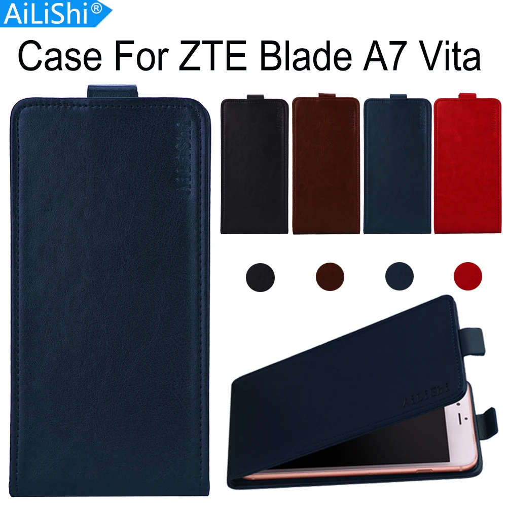 AiLiShi чехол для ZTE Blade A7 Vita Роскошный кожаный флип эксклюзивный 100% телефона кожа +