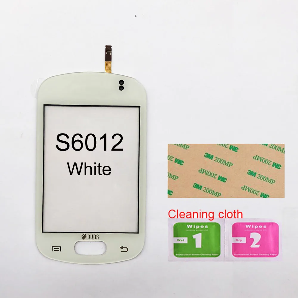 White No Tools Для samsung Galaxy Music Duos S6012 сенсорный экран для samsung Galaxy Y Duos S6102 Young S6310 S6312 сенсорный экран Объектив сенсор - Цвет: White No Tools