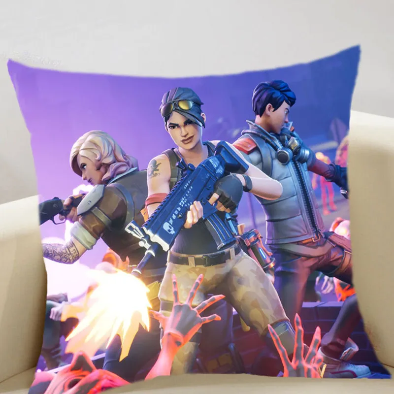 Новая игра битва ворон Ретро стиль хлопковая Наволочка на подушку 35x35 см